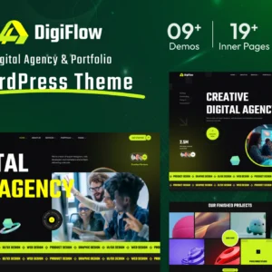 DigiFlow - Digital Agency WordPress Theme
