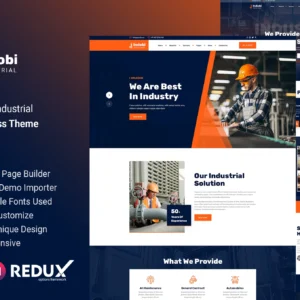 Indobi - Industrial WordPress Theme