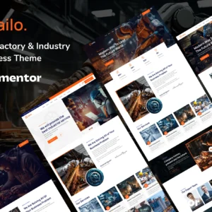 Sailo - Factory & Industry WordPress Theme